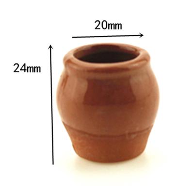 1:12 Macetas de Cerámica en Miniatura Accesorios de Decoración para Casa de Muñecas Diy