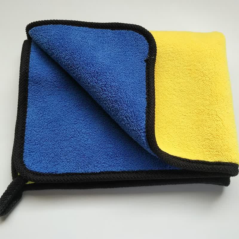 Minyin Two-Color Coral Fleece Cleaning Cloth 30x30cm