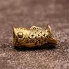 Artistic Fish Metal Beads for Creative Paracord Projects and Fashionable Jewelry Large Hole Charm Artistic Collectibles