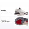 Air 3 Retro TD White Cement Reimagined Baby Sneakers Summit-White Fire-Red Black DM0968-100