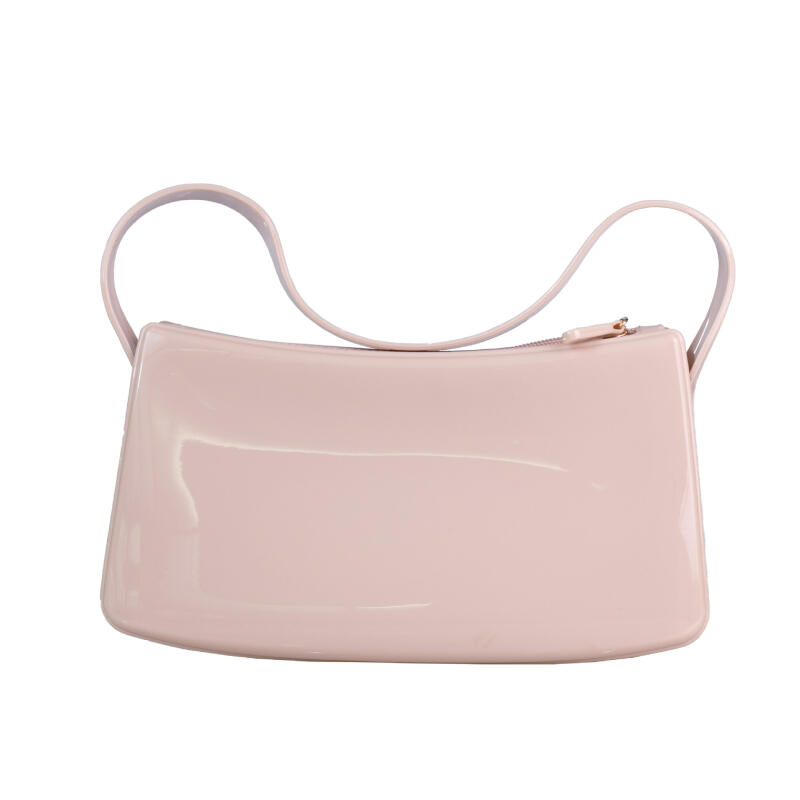 Damen Neue Schultertaschen Jelly Bags Mode Handtasche Weiblich Koreanischer Stil Einfarbig Kleine Quadratische Tasche Freizeit Umhängetaschen