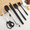 Koreanische Grillschere, Clip, Grillzange und Ölpinsel-Set zum Kochen, multifunktionales Silikon-Camping-BBQ-Werkzeug, Küchenzubehör