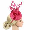Women Fashion Flower Mesh Fascinator Hat Hair Decoration Elegant Accessories Wedding Headdress Adjustable Headwear Garden Party