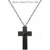 Cross Necklace with Secret compartment,Necklace With Old Cross Pendant,Gothic Punk Hip Hop Fashion Unique Hidden Storage Jewelry