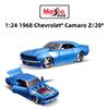 Maisto 1:24 Chevrolet Camaro Z28 1968 Alloy Car Model Diecasts & Toy Vehicles Collect Car Toy Boy Birthday gifts