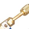 Air Conditioner 1/4 Male Safety Adapter Liquid Valve Connector Filling