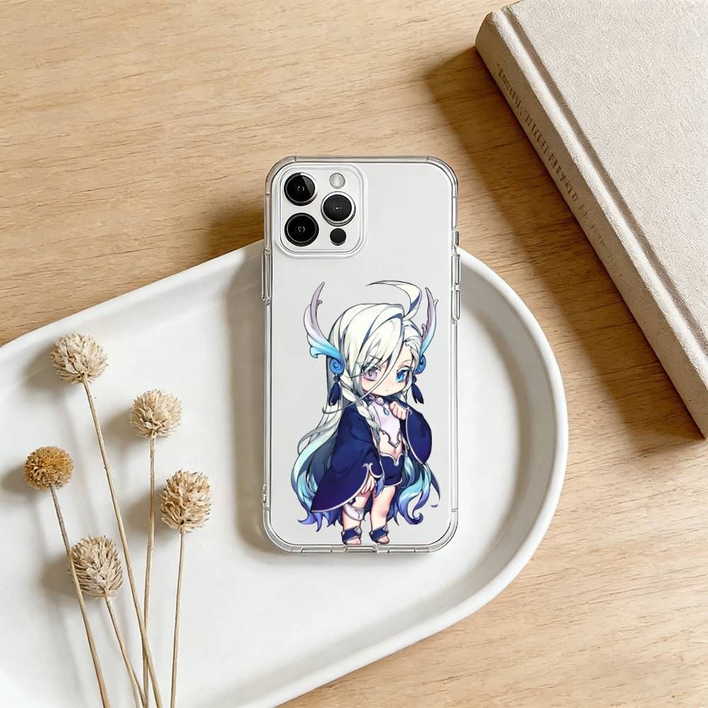 Game M-Maple S-Story-MS Phone Case For iPhone 17 16 15 14 13 12 11 Mini Pro Max Plus Transparent Cover
