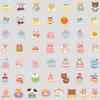 50 Cute Wind Animal Graffiti Stickers Water Cup Computer Laptop Suitcase Waterproof Decorative Stickers