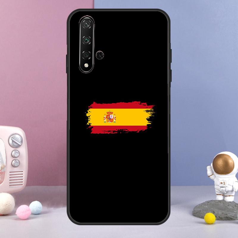 Spain Flag For Huawei Nova 7i 8i 11i 12i 12s Y73 Y70 Y90 Y60 Y72 Y61 Y91 9 10 SE P30 Pro P40 Lite Case