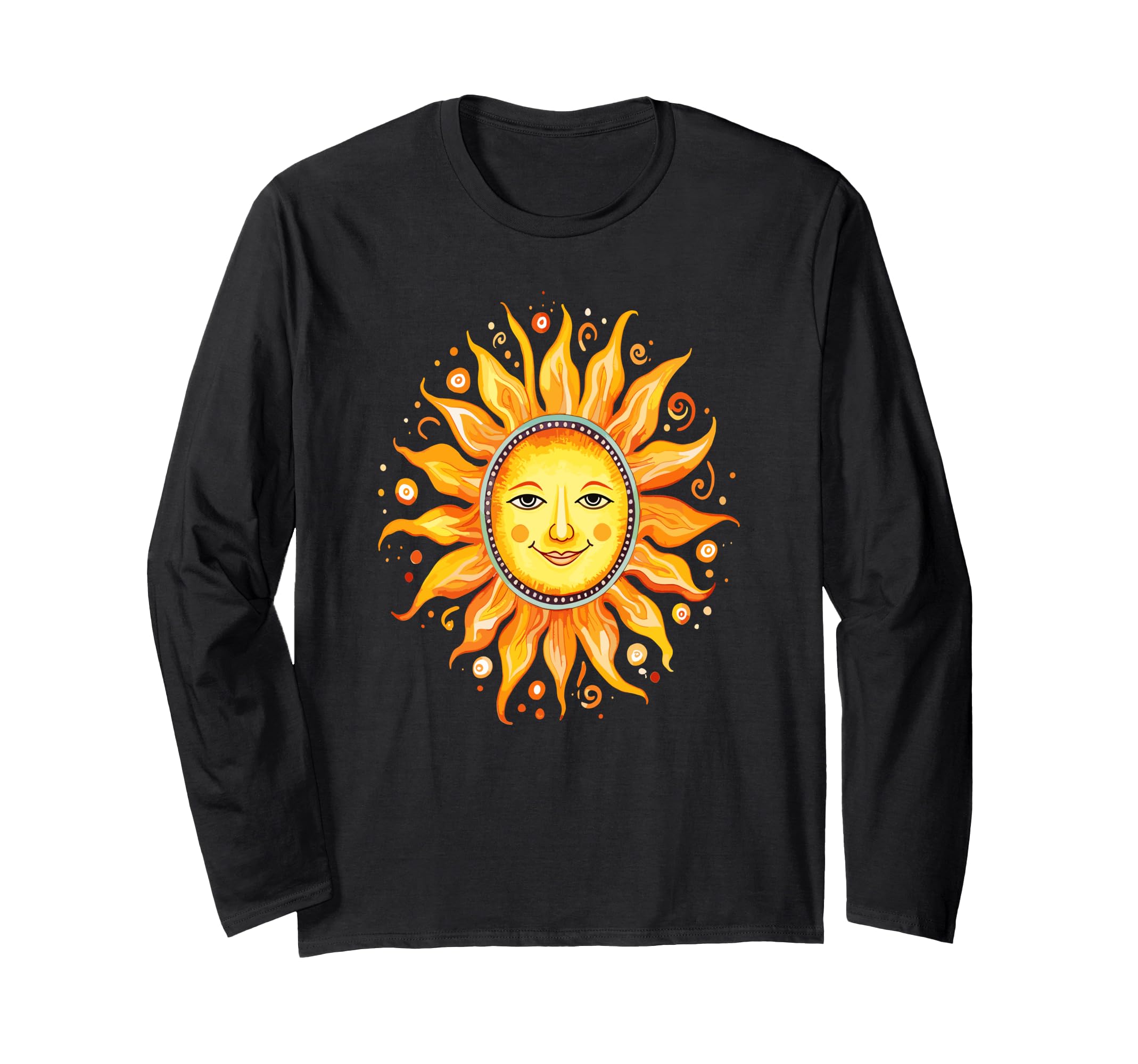 

Футболка с длинным рукавом Sun Sunshine Sun Worshiper Sunbeams Summer