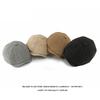 Men Autumn Winter Solid Color Octagonal Cap Knitted Cap British Vintage Newsboy Cap