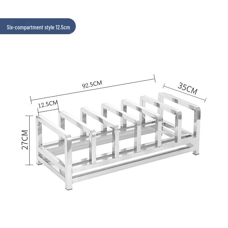 

Integrated Stainless Steel Knife and Chopping Board Organizer