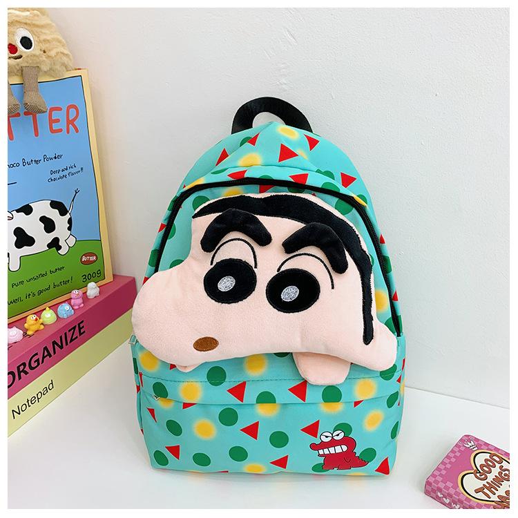 

Школьный рюкзак, для мальчиков и девочек, милый детский рюкзак с мультяшным принтом, повседневный трендовый детский рюкзак, легкий и милый зелёный