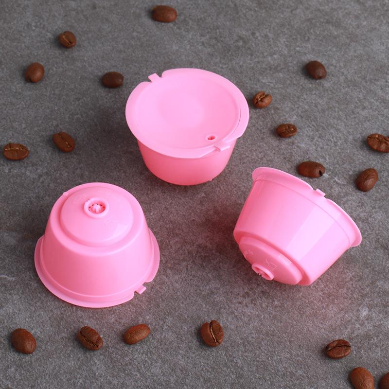 Travel-Friendly Dolce Gusto Coffee Capsule Filter Plastic Brewing Cup Refillable Stainless Steel Capsule Eco-Conscious Durable