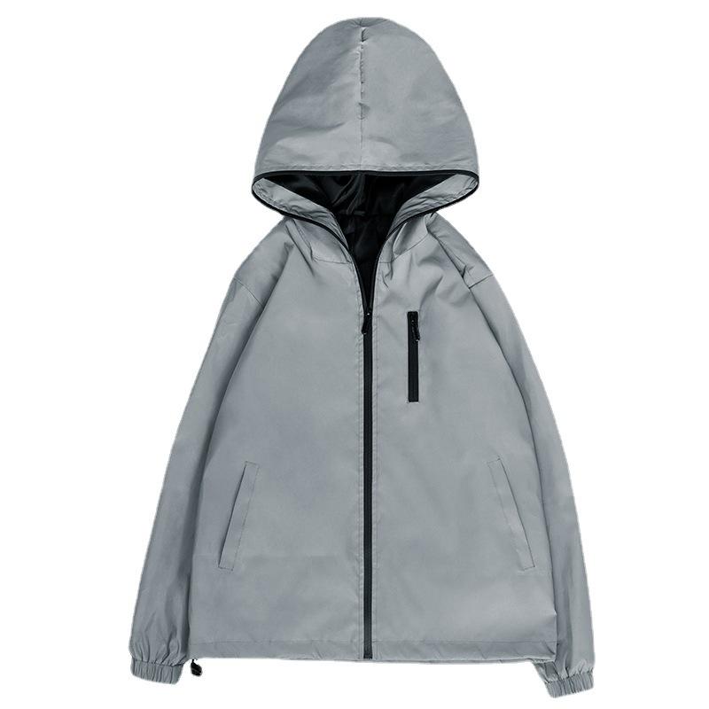 Luminous Reflective Jacket Jacket Men's Jacket Tooling Men's Outdoor Sports Jacket Men's Clothing