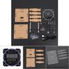 DIY MultiFunction Light Control Rotation Digital LED Electronic Temperature Clock Kit Suite
