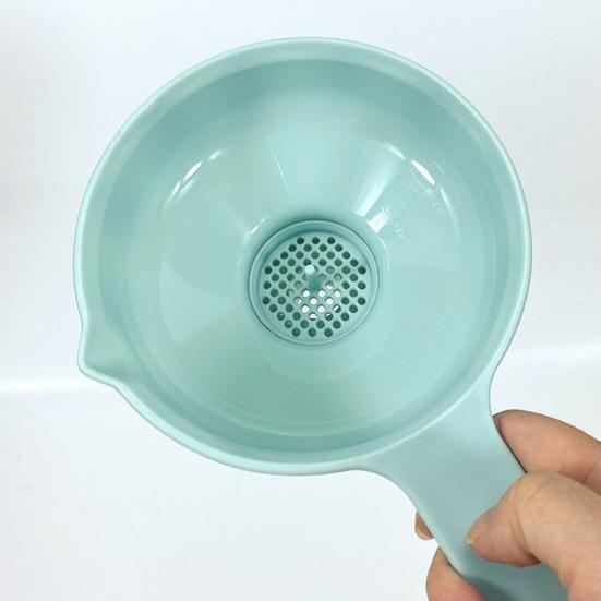 7-in-1 Wide Mouth Funnel Set Kitchen Funnels with Removable Strainer Plastic Wide Mouth Funnel for Filling Bottles Liquid Transfer