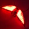 2x Rear LED Bumper Reflector Red lens Tail Brake Light lamp Red for Lexus IS 250 350 XE30 2014 2015