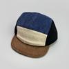 Japanese Embroidery Block Baseball Hats New Unisex Corduroy Breathable Retro Sunshade Versatile Street Fashion Peaked Caps