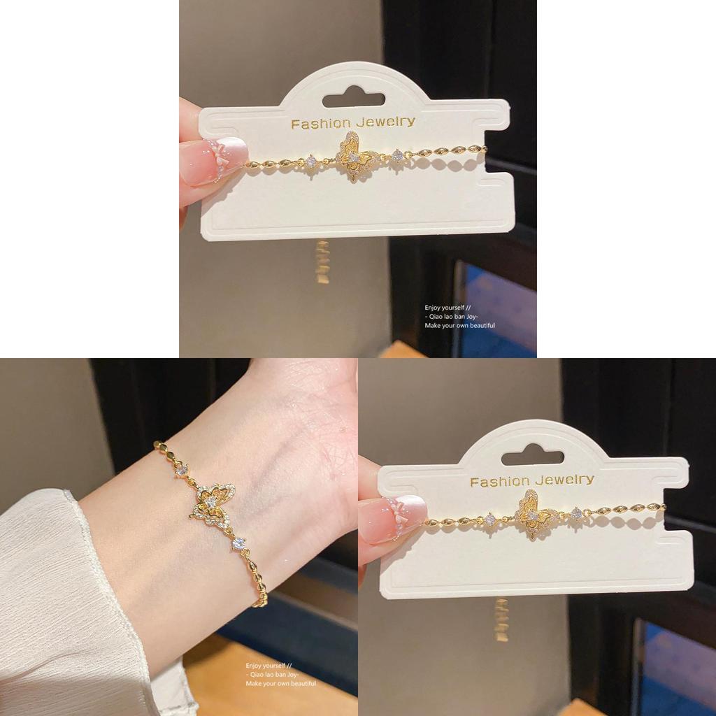 Copper Zircon Insect Design Fashion Hand Chain For Women Office Wear