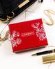 Women's Leather Wallet In Vertical Orientation with Snap Closure - Lorenti