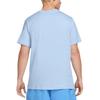 Nike T Shirts Men's Blue Crew Neck Moderate Straight Fit DM6429-548