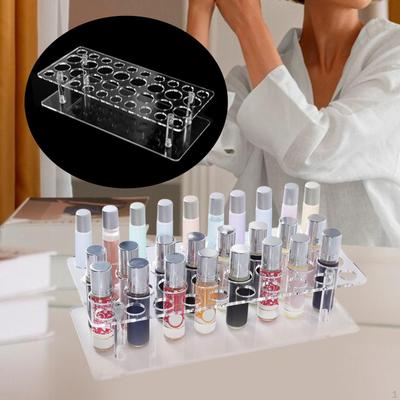Acryl Rollerball Parfüm Organizer Make-up Halter Transparent Kosmetik Aufbewahrungsbox für Wohnheim