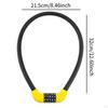 5 -digit Code Cable for Cycling, Waterproof Accessory, Ideal Outside And Road