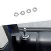 4pcs Interior Door Lock Cover Ring Trim Decor For Dodge Ram 1500 2010+ Chrome