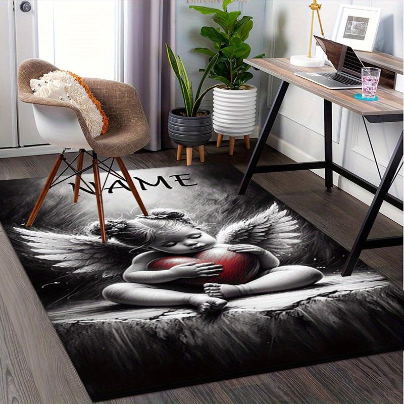 

Angel, Heart, Innocence Office Carpet Soft Polyester Entrance Carpet Washable Non slip Machine Washa 60cm by 90cm