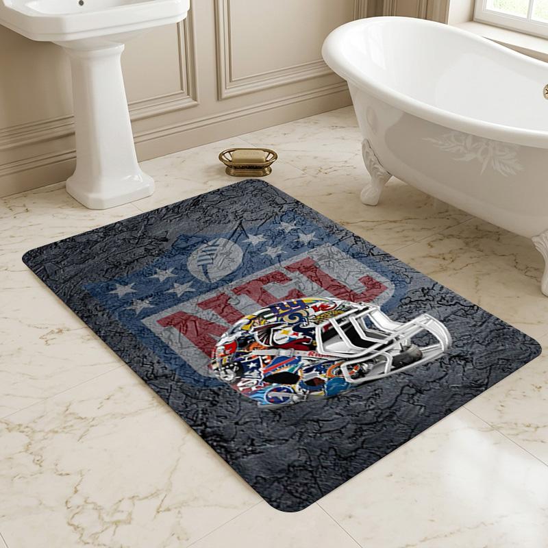 Nfl Art Living Room Nonslip Area Rug Soft Carpet For Bedroom Game Playroom Sofa Office Home Decor Doormat Christmas Gift C10256