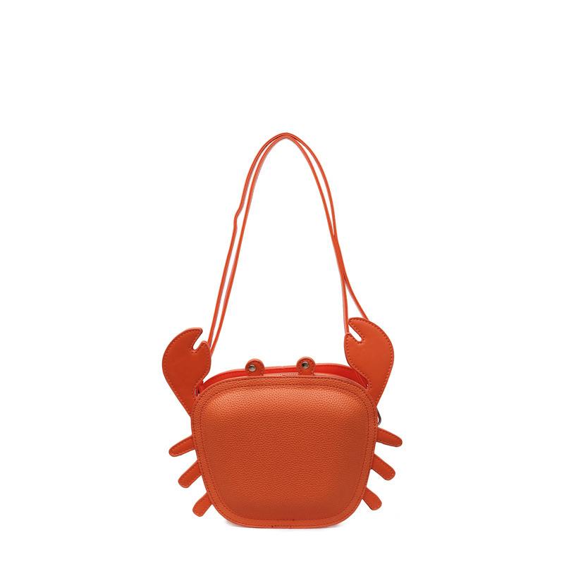 Niche Design Irregular Bag for Women New Creative Street Style Crab Bag Ins Style Personality Street Small Square Bag