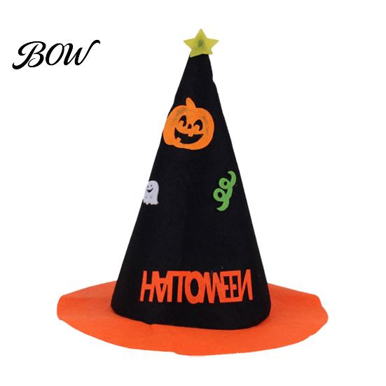 Cute Dark Style Holiday Headwear Halloween Pumpkin Hat for Kids Adults, Funny Plush Portable Washable Witch Party Costume, Cosplay, Stage Performances
