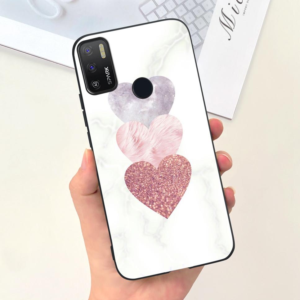 For Tecno Spark 5 Air 7.0" Case Space Astronaut Cute Cat Soft Silicone Cover For Tecno Spark5 Air KD6a Bumper Phone Case Coque