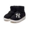 MLB Chunky Classic A Fleece Bouncer Warm Waterproof Fashion Versatile Comfortable Short Snow Boots Women Boots Black 3AWBBPB36-50BKS