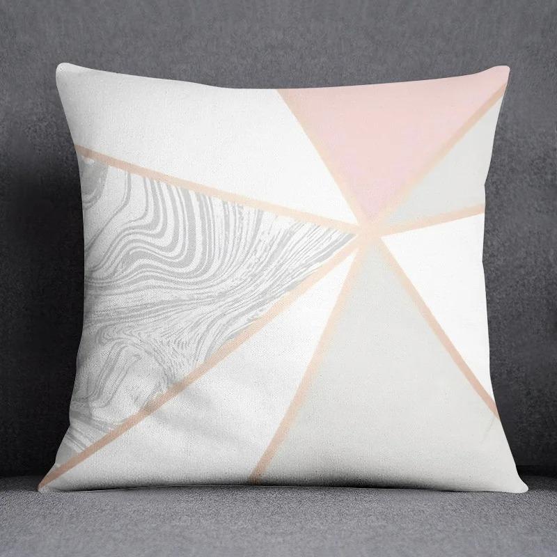 Pink Fresh Decorative Pillowcase Living Room Office Ornaments Home Pillowcase