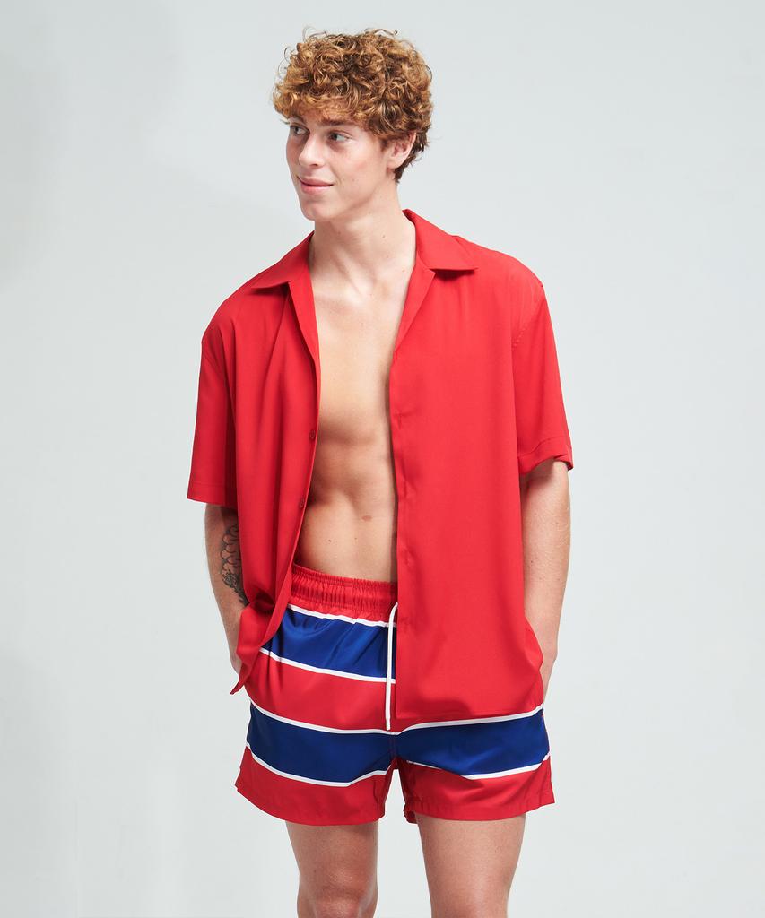 Dillaispul Resort 95 Long Shirts - Red