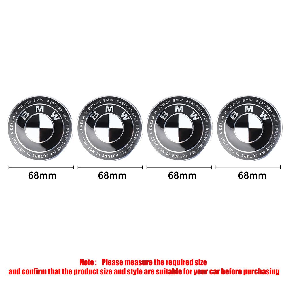 4PCS 56/68mm Auto Hub Caps Car Wheel Center Covers For BMW 3 5 7 Series M M3 M5 M6 F01 F20 F10 X5 Hubcaps Decoration Accessories