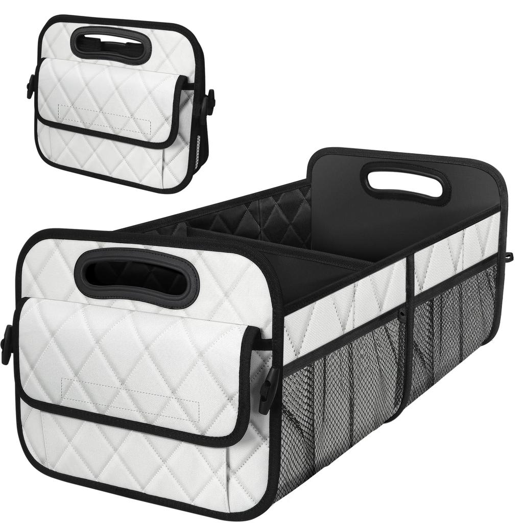 Car Trunk Organizer for SUV, Car Organizers and Storage with 6 Pocket, Car Accessories Waterproof Polyester Trunk Organizer