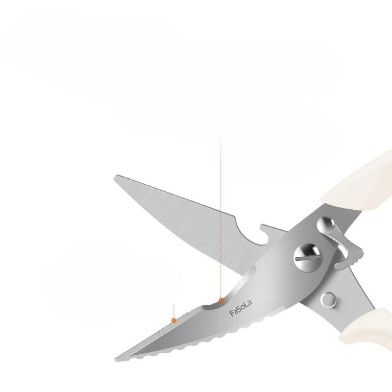 Gospodarcze nożyce do kości kurczaka, Wielofunkcyjne nożyce kuchenne, Stal nierdzewna Fengli Nożyce do kości kurczaka, kaczki i gęsi