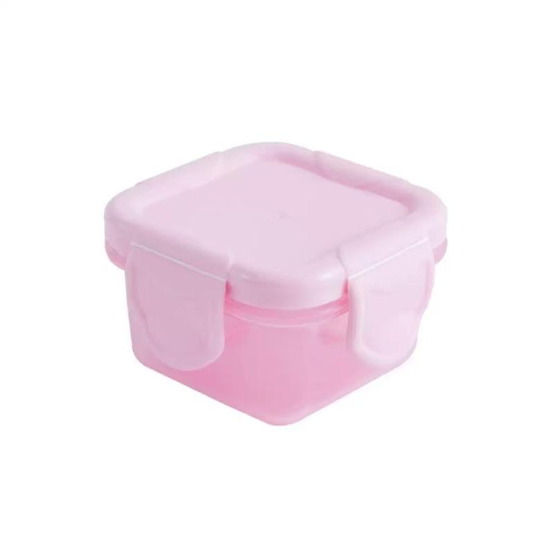 4Pcs 60Ml Baby Food Container With Leakproof Lids Mini Food Storage Box Condiment Sauce Containers