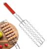 Portable Hot Dog Grill Basket 1pc Sausage Barbecue Net BBQ Tool Hot Dog Barbecue Rack Detachable Barbecue Net Clip BBQ Rack