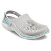 Crocs Literide Lightning Shoes Marble Pattern Beach Sandals Clogs Unisex Sandals Pearl-White 207634-1DU