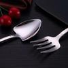 Household Kitchen Tools Creative Shovel Shape Spoon Fork Stainless Steel Tableware New Shovel Spoon Fork Children Fork Spoons