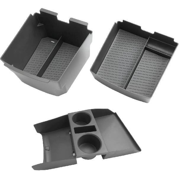 SHAOHAO for 2025 2026 Hyundai Tucson Lower Organizer for 2025 2026 Hyundai Tucson Accessories (Limited/Hybrid) Under Console Organizer Space Expand