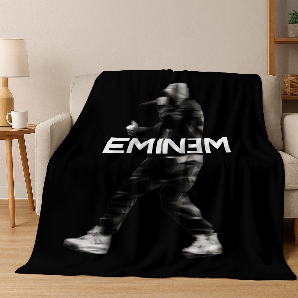 Tupac 2pac Rapper Eminem Hip Hop Rap God Art Flannel Blanket,Cozy Soft Throw Blanket for Home Bedroom Bed Sofa Cover Kids Gift