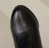 Women's high-heeled boots autumn and winter new solid-color thick-heeled boots versatile large-size Roman medium boots