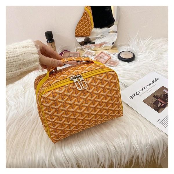 

Дорожная косметичка Ravidelle, 1 штука, оранжевого цвета, самый популярный косметический аксессуар в Корее.