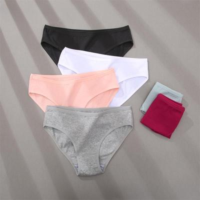 Kadınlar için Pamuk Nefes Külot Yumuşak Konfor Külot Lingerie Mektup Kadın Külot