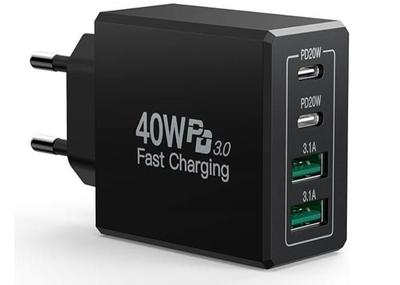 USB C Charger - SAMI - 40W - 4 Ports - Fast Charging - Compatible iPhone 15